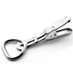 Clippe Pino flesopener met klem 11 cm rvs