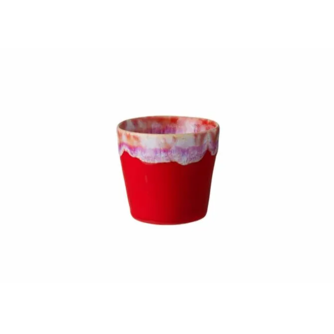 Costa Nova Grespresso espressokop 90 ml aardewerk rood