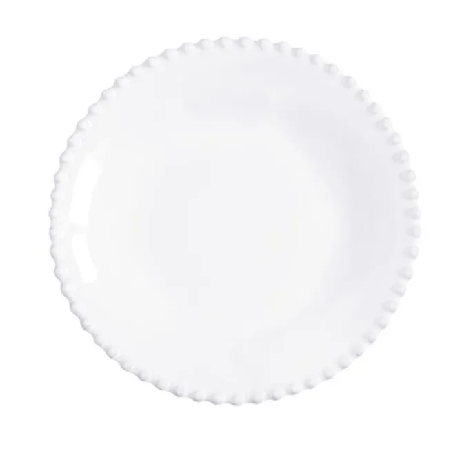 Costa Nova Pearl diep bord ø 24 cm aardewerk White