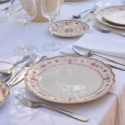 Costa Nova Vila dinerbord ø 27 cm aardewerk wit-rood