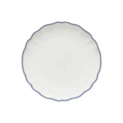 Costa Nova Vila dinerbord ø 27 cm aardewerk wit-blauwe rand