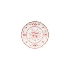 Costa Nova Vila gebaksbord ø 17 cm aardewerk wit-rood