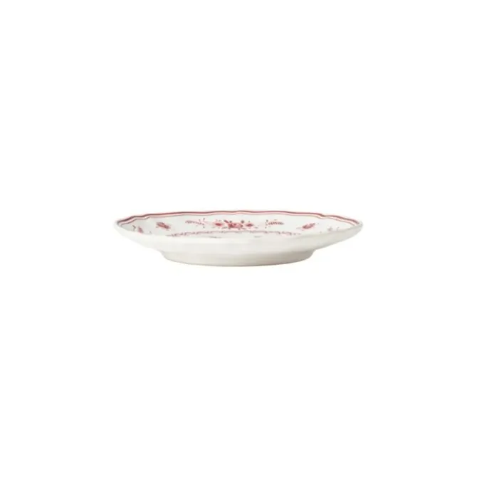 Costa Nova Vila gebaksbord ø 17 cm aardewerk wit-rood