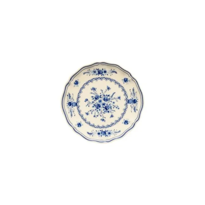 Costa Nova Vila gebaksbord ø 17 cm aardewerk beige-blauw