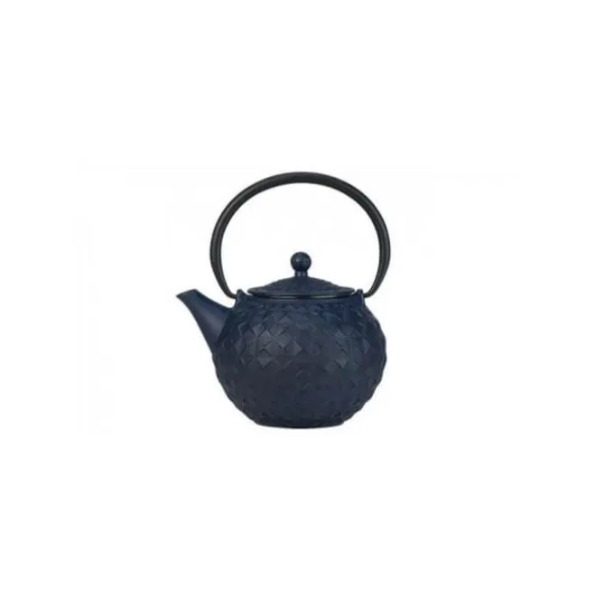 Cosy & Trendy Sakai theepot met filter 1 liter gietijzer blauw
