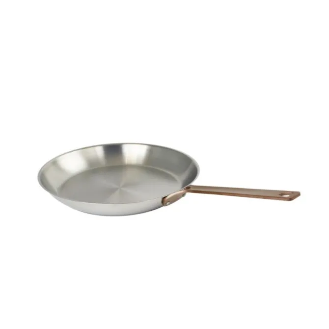 Cristel 1826 Bicentenaire koekenpan ø 26 cm rvs met koperen greep