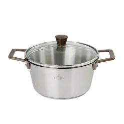 Cristel 1826 Bicentenaire kookpan ø 18 cm rvs met koperen greep