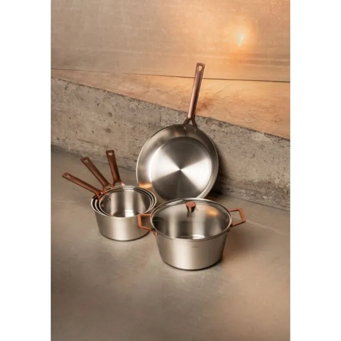 Cristel 1826 Bicentenaire kookpan ø 18 cm rvs met koperen greep