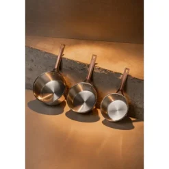 Cristel 1826 Bicentenaire sauspan ø 18 cm rvs met koperen greep