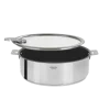 Cristel Casteline Removable Exceliss+ sauteerpan met Strate deksel ø 24 cm met anti-aanbaklaag