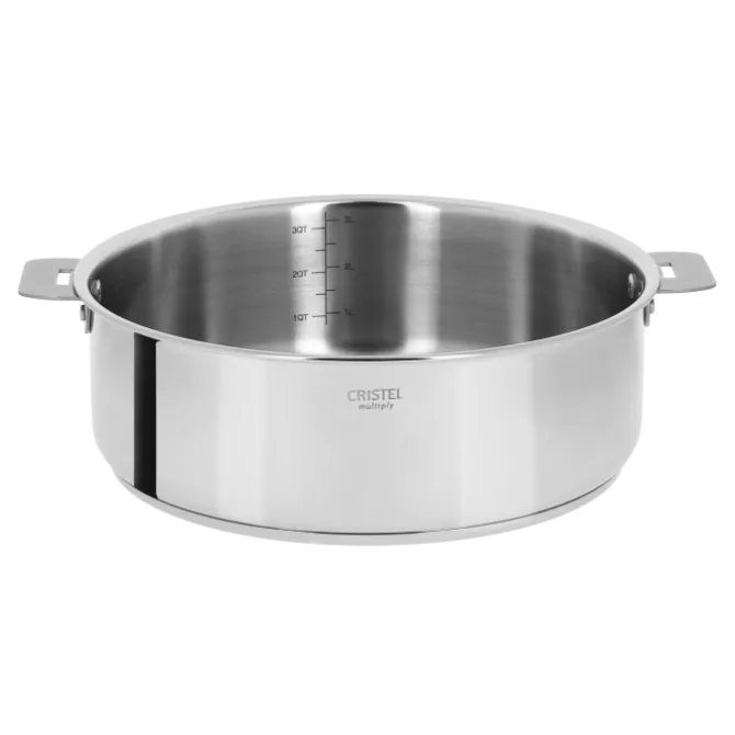 Cristel Casteline Removable sauteerpan ø 30 cm rvs