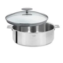 Cristel Casteline Removable sauteerpan met Platine deksel ø 24 cm rvs