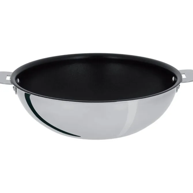 Cristel Casteline Removable wok Excellis anti-aanbaklaag ø 28 cm rvs