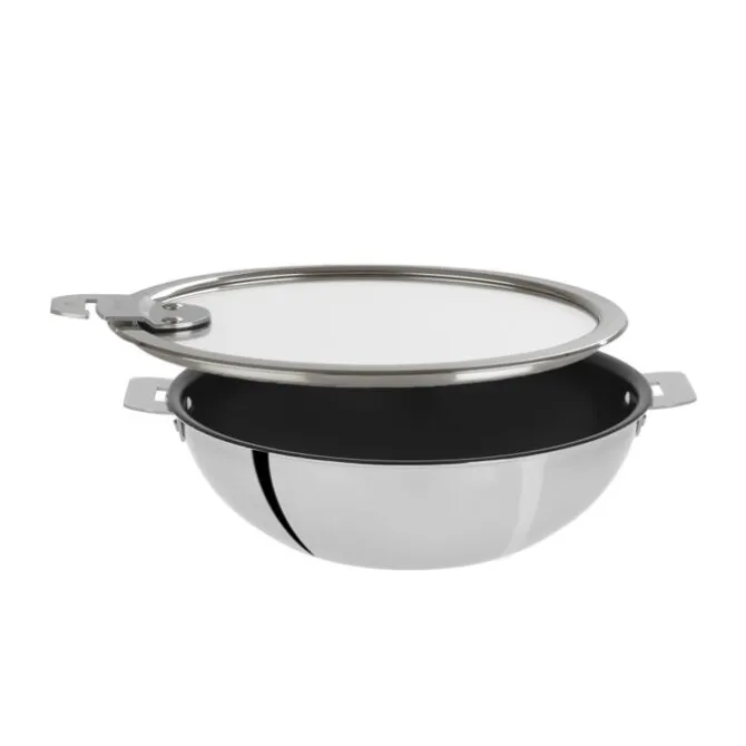 Cristel Casteline Removable Exceliss+ wok met Strate deksel ø 28 cm