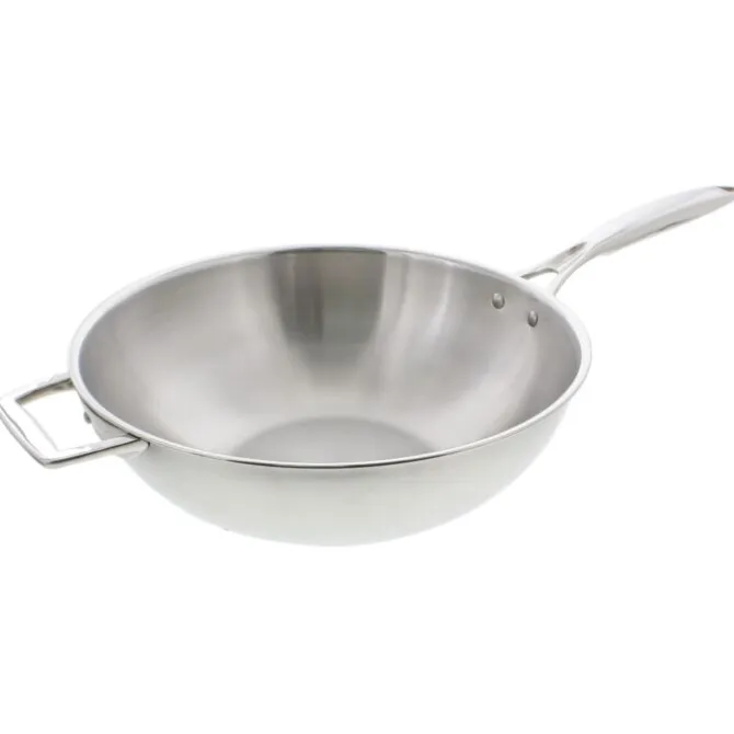 Cristel Castel'Pro Multiply wok met vaste greep ø 32 cm rvs