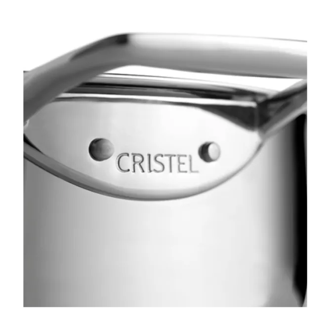 Cristel Castel'pro 5-ply kookpan met rvs deksel ø 10 cm rvs