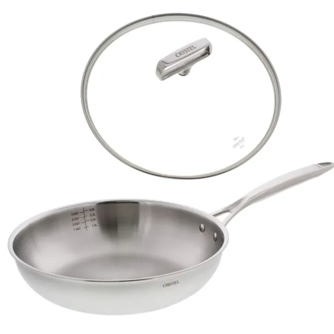 Cristel Castel'Pro Ultraply hoge koekenpan ø 24 cm rvs