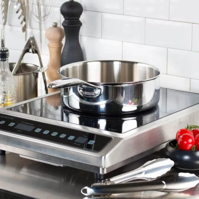 Cristel Castel'Pro Ultraply sauteerpan met rvs deksel ø 28 cm rvs