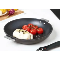 Cristel Cookway Removable koekenpan met anti-aanbaklaag ø 28 cm aluminium zwart
