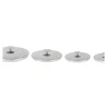 Cristel Graphite dekselset ø 14 + 16 + 18 + 20 cm rvs 4-deli