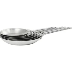 Cristel 1826 koekenpan ø 24 cm geborsteld rvs