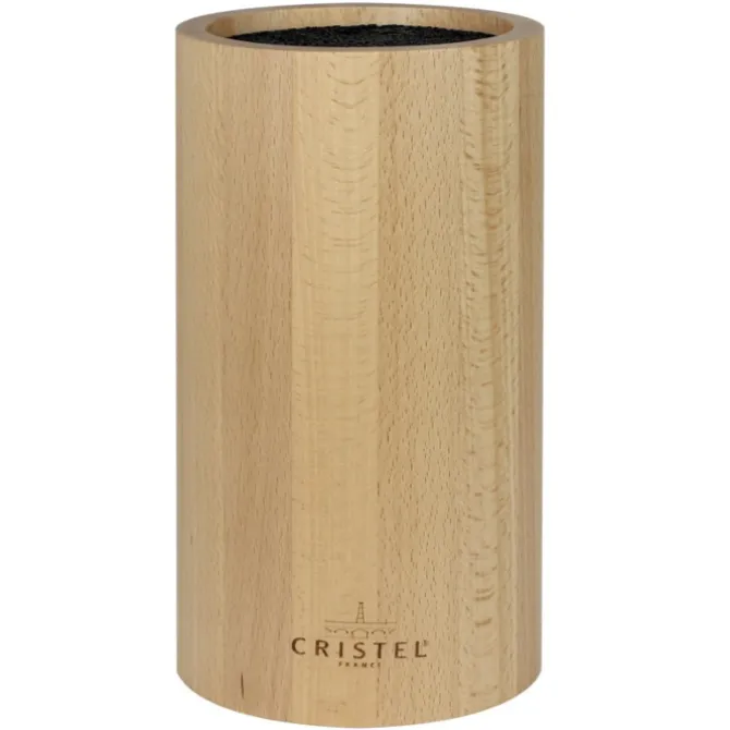 Cristel messenblok 23 x ø 10,5 cm beukenhout