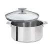 Cristel Mutine Removable kookpan met glasdeksel ø 18 cm rvs