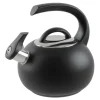 Cristel Neptune fluitketel 1,9 liter rvs zwart