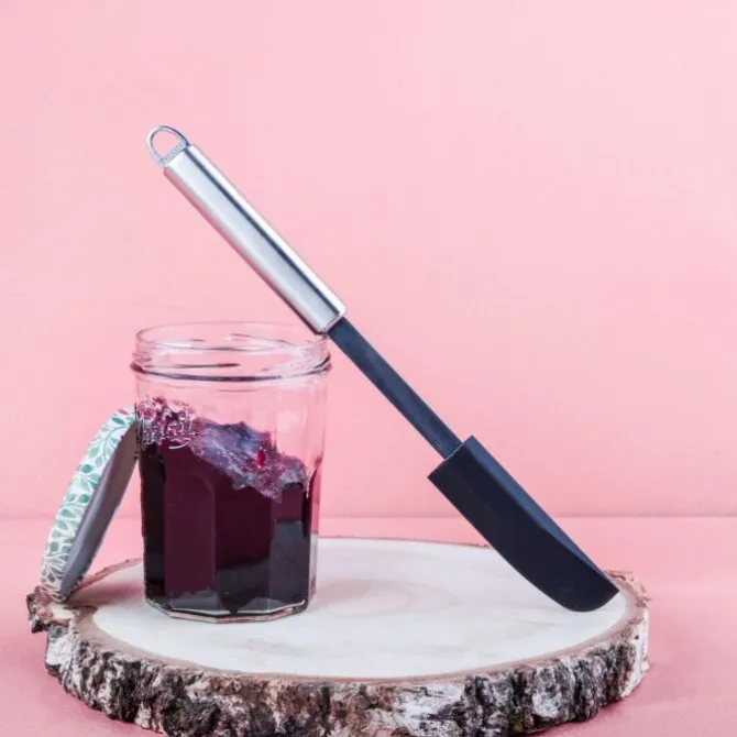 Cristel Panoply spatel smal silicone zwart