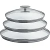 Cristel Platine glasdeksel set 4-delig