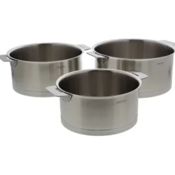 Cristel Strate Removable set kookpannen rvs 3-delig