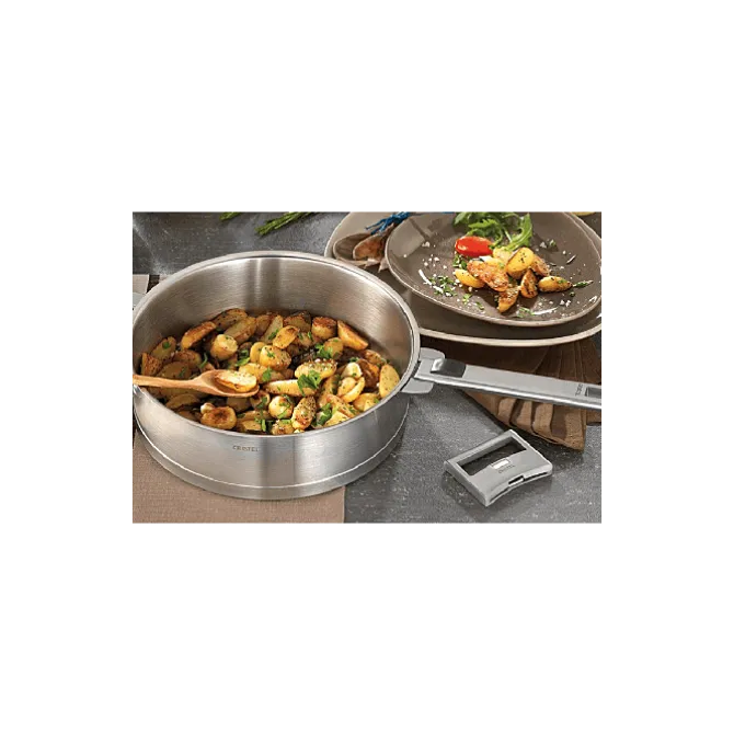 Cristel Strate Removable set kookpannen rvs 3-delig