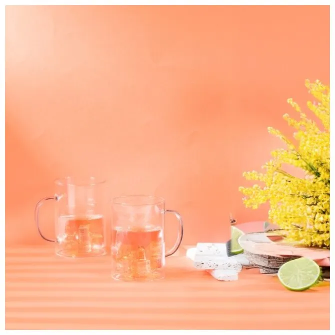 Cristel theeglazenset 450 ml 2 stuks