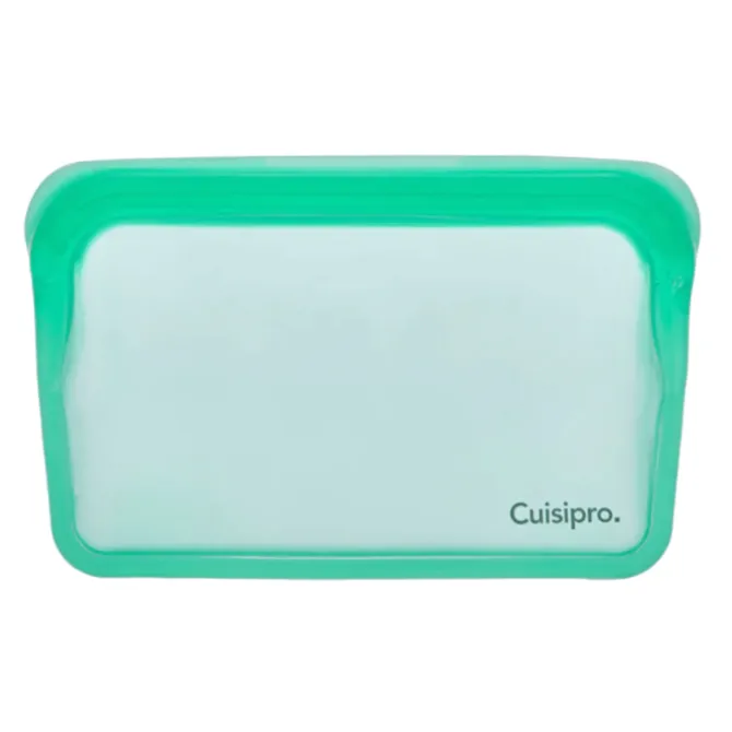 Cuisipro herbruikbare zak 18,5 x 13 cm silicone groen