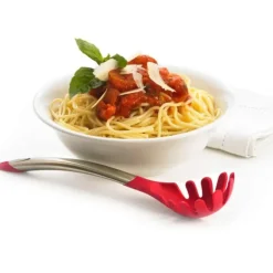 Cuisipro spaghettilepel 31 cm silicone rood