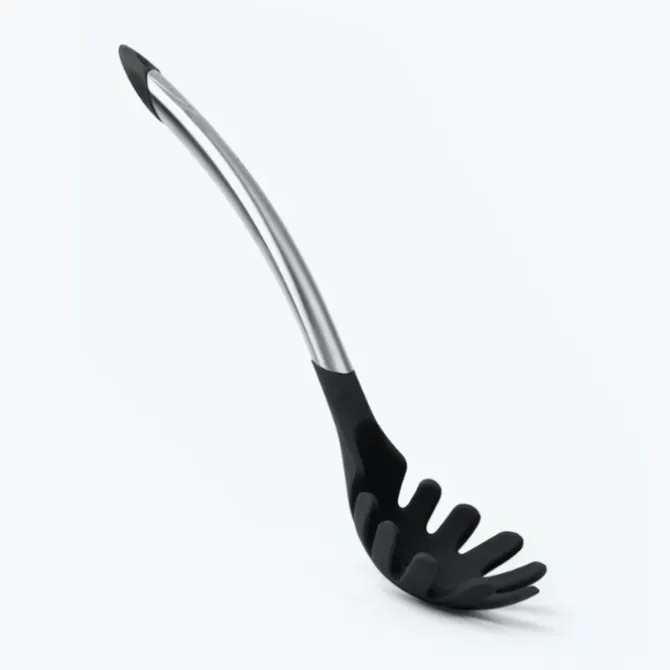 Cuisipro spaghettilepel 31 cm silicone zwart