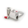 Cuisipro trommelrasp 17 x 9 cm kunststof wit 2-delig