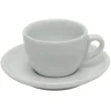 d'Ancap Palermo Competition cappuccinokop en schotel 150 ml ø 8 cm porselein wit