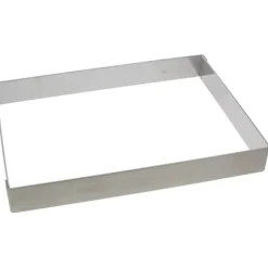 De Buyer bakring rechthoekig 36 x 26 cm 4,5 hoog rvs