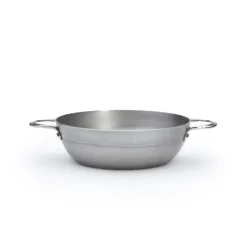 De Buyer B-Element diepe pan met 2 grepen ø 24 cm plaatstaal
