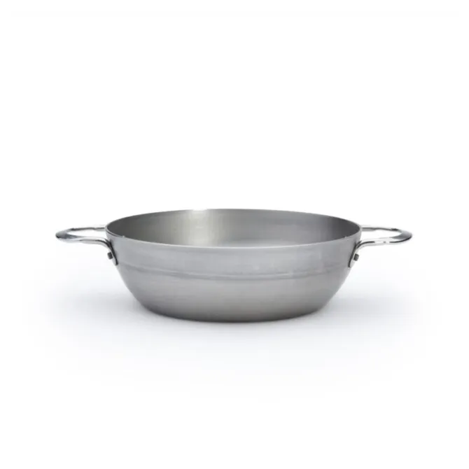De Buyer B-Element diepe pan met 2 grepen ø 24 cm plaatstaal