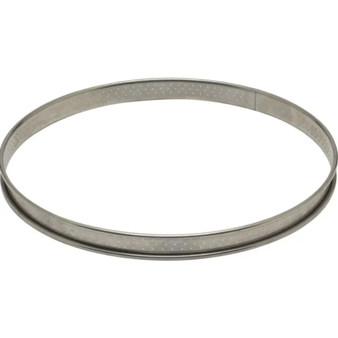 De Buyer geperforeerde taartring ø 26 cm rvs