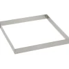 De Buyer geperforeerde taartring vierkant 20 x 20 cm 2 cm ho