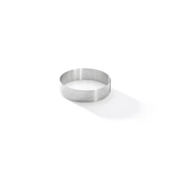 De Buyer geperforeerde taartring ø 7,5 cm 2 cm hoog rvs