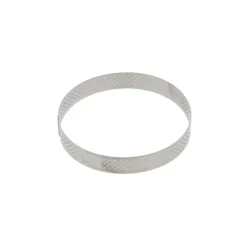 De Buyer geperforeerde taartring ø 10 cm 2 cm hoog rvs