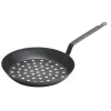 De Buyer kastanjepofpan ø 28 cm staal zwart