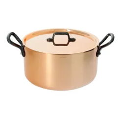 De Buyer Prima Matera Induction kookpan ø 24 cm koper met gietijzeren greep