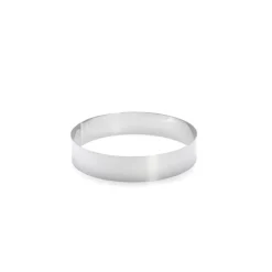 De Buyer taartring rond ø 24 cm h 4,5 cm rvs
