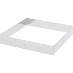 De Buyer taartring vierkant 28 cm rvs