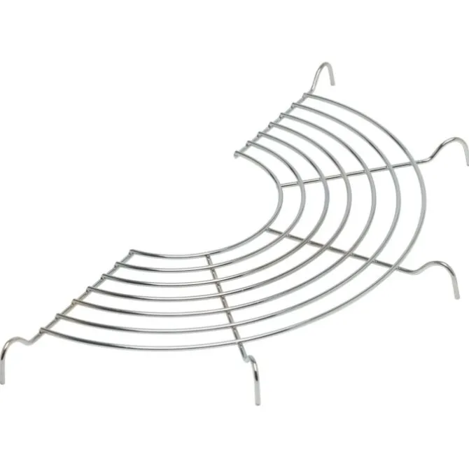 De Buyer wokrooster halve cirkel ø 35 cm rvs glans